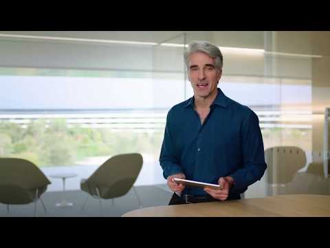 Craig Federighi Demos New iPad Pro and Magic Keyboard