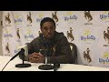Wyoming receiver Austin Conway discusses his career day