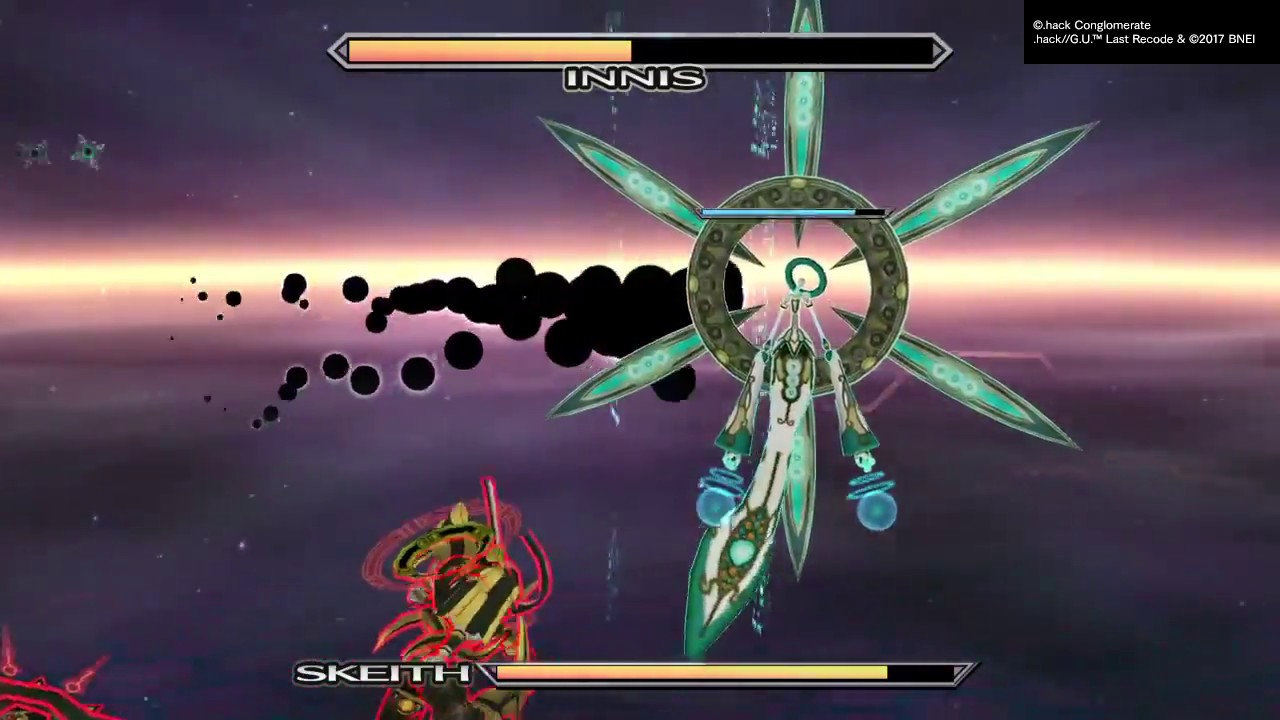 .hack//G.U. Last Recode Skeith (2nd) VS Innis