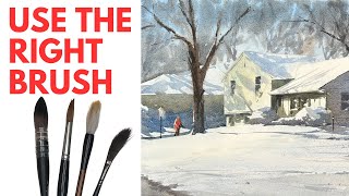 Are You Using the Right Watercolor Brush? by Matthew White - Watercolor Instruction 19,617 views 4 months ago 5 minutes, 7 seconds