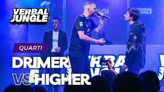 DRIMER vs HIGHER || Verbal Jungle - Freestyle Battle || Quarti