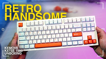 It has no business looking THIS GOOD! | Kemove K87SE 1980 Unboxing and First Impressions