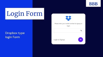 dropbox type login form using bootstrap and css