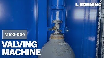 Valving Machine - To Remove And Insert Valves Into Gas Cylinders