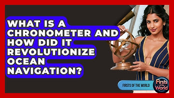 What Is A Chronometer And How Did It Revolutionize Ocean Navigation? - Firsts of the World