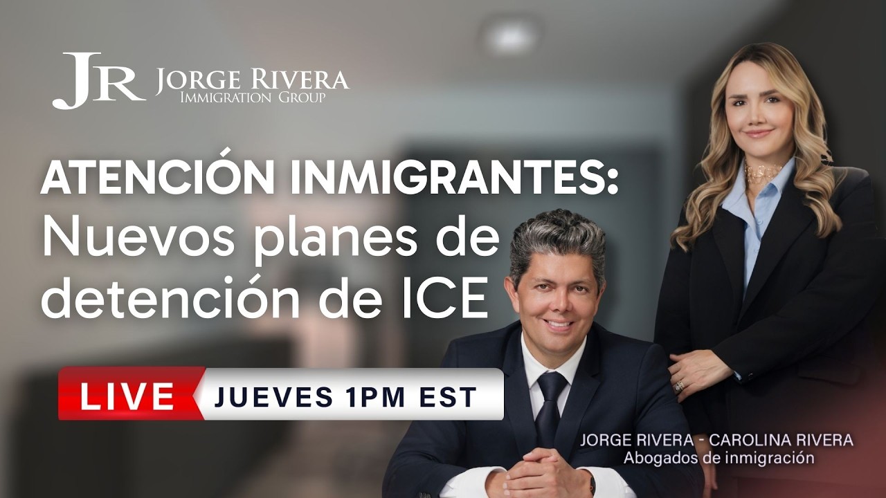 Nuevos centros de detención de ICE: El Abogado Jorge Rivera responde tus dudas | LIVE 1PM