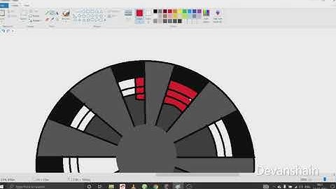 How to Draw WHEELS & TYRES using Ms Paint  | TYRE drawing | Drawing Wheels on Computer.