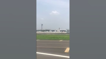 On the runway just to takeoff #travel #airplane #aviation #takeoff #landscape #shorts #trending