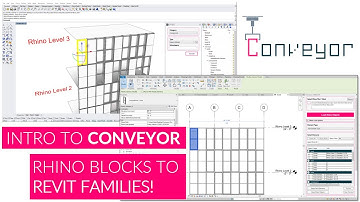Conveyor Rhino to Revit - Converting Rhino Blocks to Revit Families