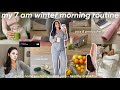 My 7am Winter Morning Routine Cozy Quite روتيني الصباحي في البرد و الشتاء بوحدي 