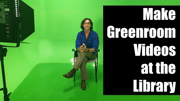 Infotv makes greenroom videos at Vaughan's Civic Centre Resource Library