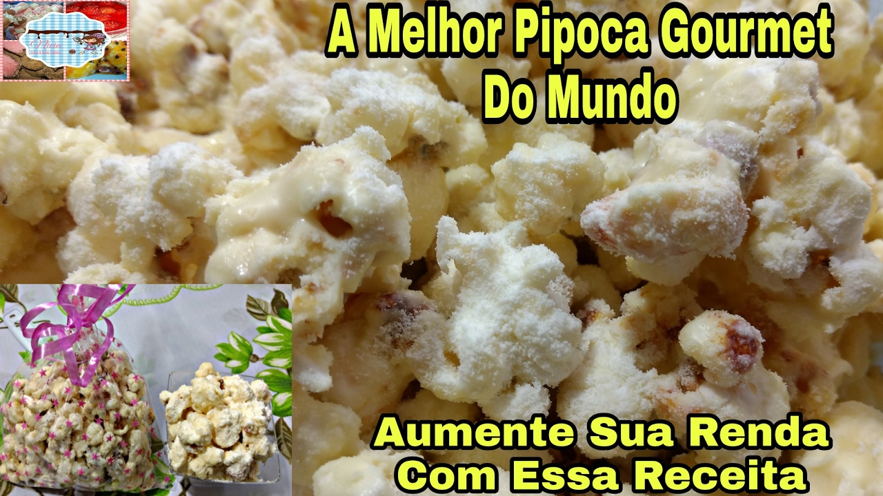 Pipoca Gourmet de Ninho com Chocolate Branco Ganhe