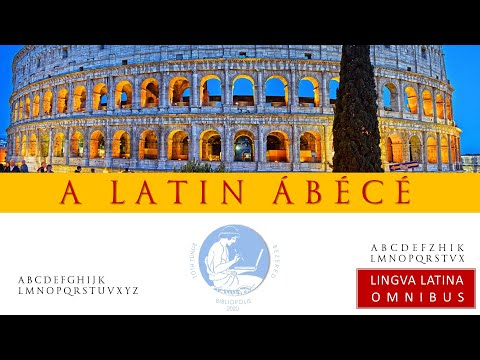 Videó: A Latin Betűk Beírása