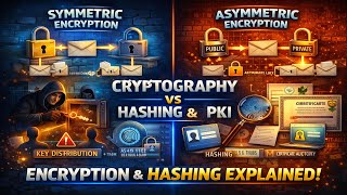 Lec#06 Modern Cryptography | Symmetric vs Asymmetric, Hashing & PKI Explained #cs