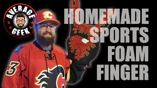 Homemade Sports Foam Finger