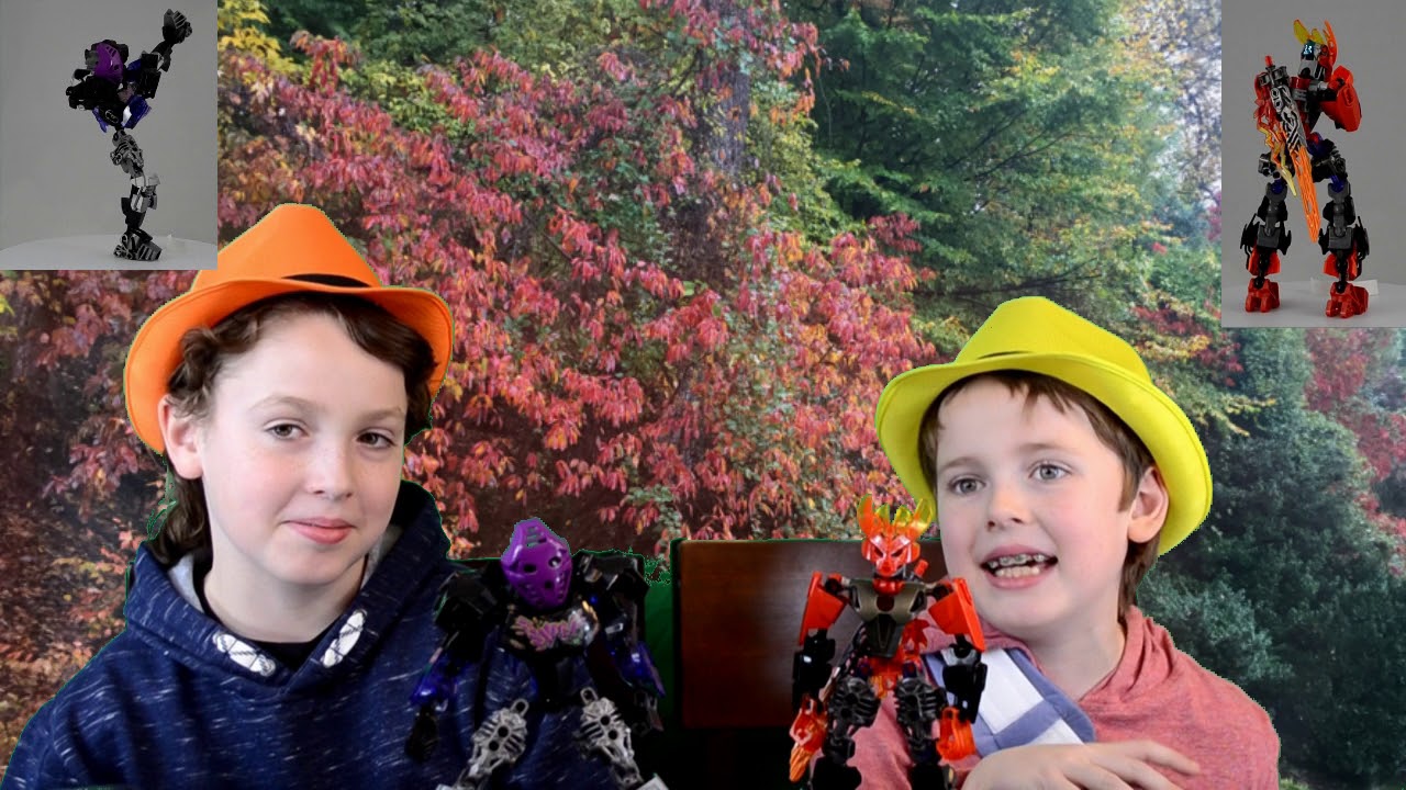 Crystalius And Flamor Bionicle MOCS review