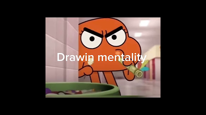 Darwin ￼ mentality/core #theamazingworldofgumball #drawinmentality