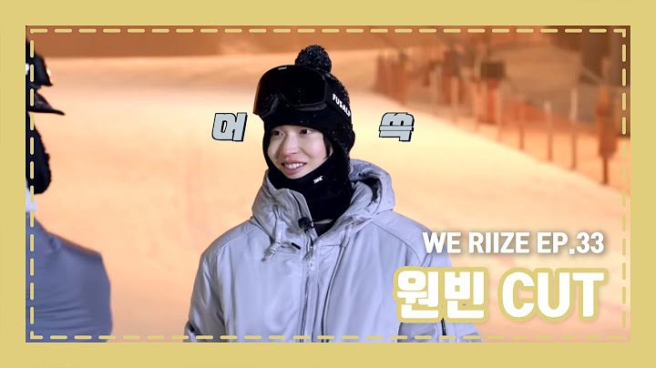 [원빈 cut] WE RIIZE EP.33 | Eunseok’s Board Club ❮222 스노보드 릴레이 대전!❯
