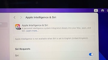 How to FIX Apple Intelligence is not available when Siri is set to english on Mac