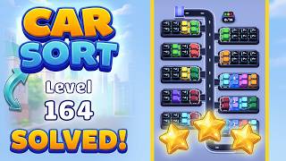 Car Sort: Color Puzzle - Level 164 Walkthrough 🧩 | Solution & Gameplay (Rollic Games) 🚗 screenshot 4