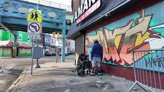 walking streets of Kensington Ave Philadelphia | August , 2025