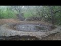 Novos aventuras no bebedouro,muitas aves e animais.