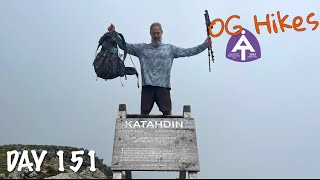Day 151 Appalachian Trail thru hike | Summit Day - Mount Katahdin