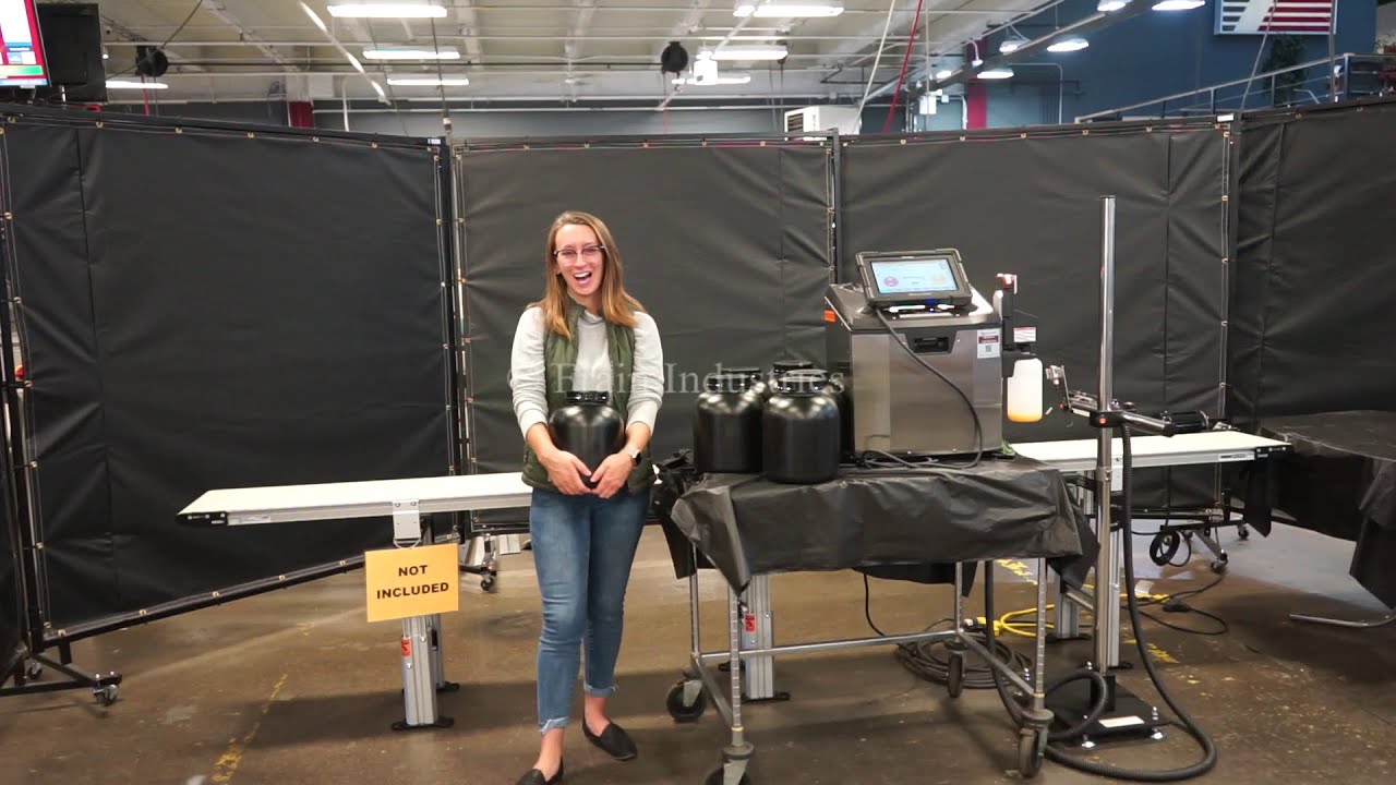 Keyence Ink Jet Coder Demonstration YouTube