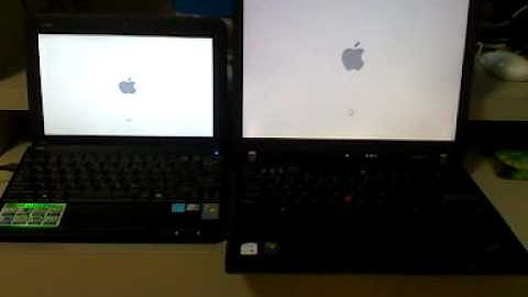 Lenovo R60 versus MSI Wind U100 with OSX Leopard 10.5.6