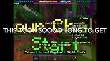 i got silver RANK! NetherGames