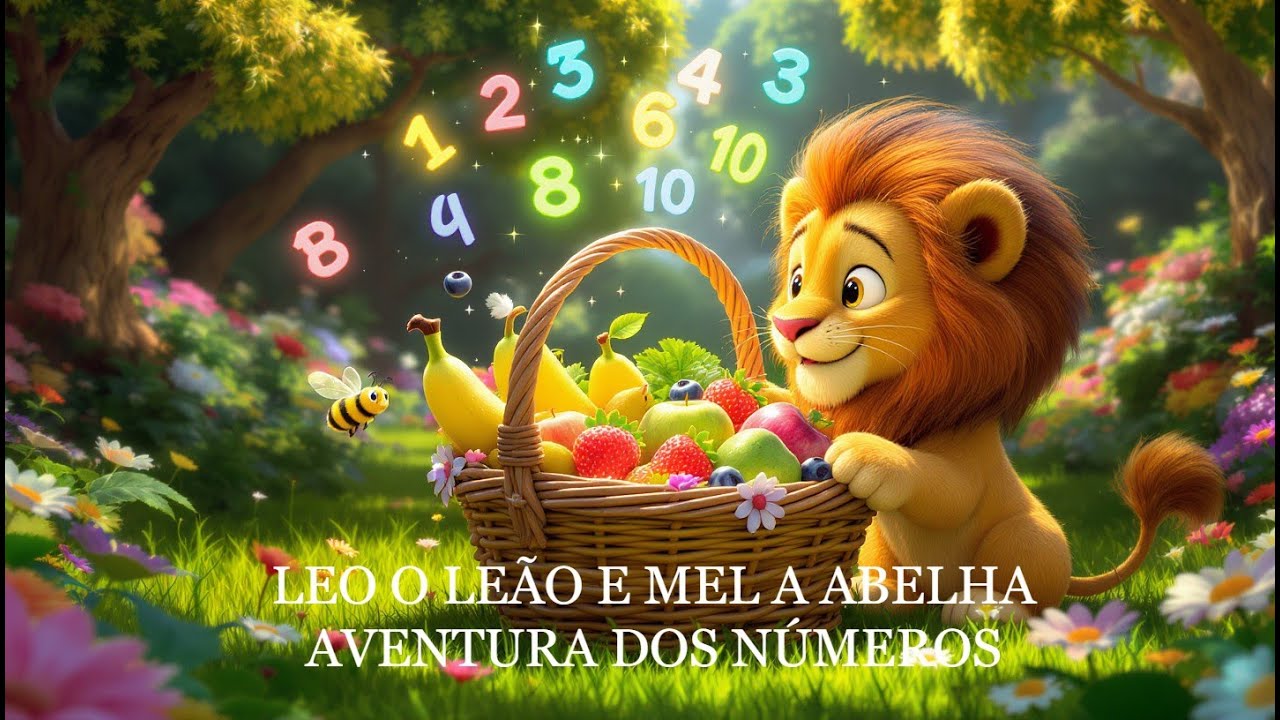 Alegria-Alegria Apresenta: 🎶Leo o leãozinho e a abelha Mel  🦁🐝