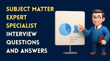 Interviewvragen en antwoorden voor experts in de materie