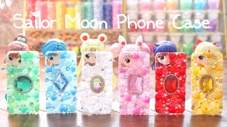 【レジン】セーラームーンのデコ電スマホケースを作る🌙DIY Sailor Moon Phone Case ｜Resin