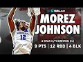Morez Johnson Dominates Paint with 12 Rebounds 🏀
