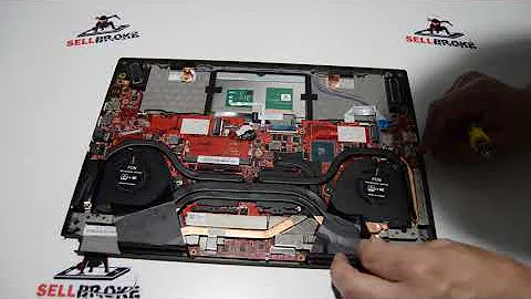 How to Disassemble an Asus ROG Zephyrus GU502G Laptop