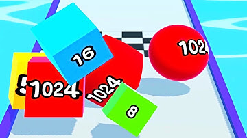 Ball Run 2048 Merge Number ! MAX LEVELS Gameplay Walkthrough New Update Part 206 android, ios