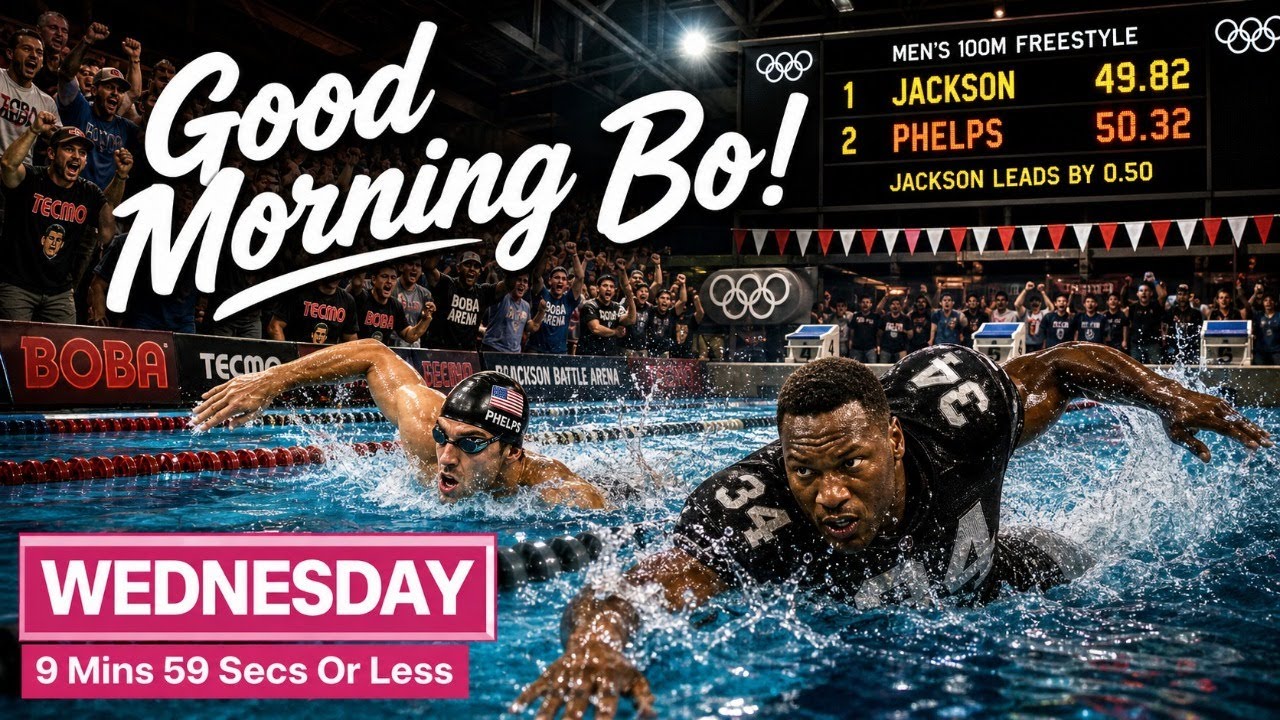 Bo Jackson Battle Arena Wednesday Show | Good Morning Bo! 9 Minute Edition 📱