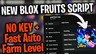  New Blox Fruits Script no Key roblox  Fast Auto Farm sea Events control Update 29