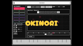 OKINORI - 6 Track Digital Groovebox - Synthesizer | Sequencer | Music Making | JAde Wii Instruments