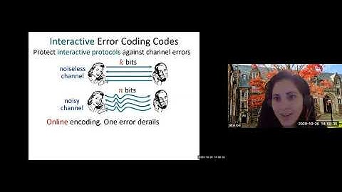Gillat Kol - Interactive Error Correcting Codes and the Magical Power of Adaptivity
