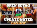 Changes To JOUST, BIG NERFS, &amp; BUFFS! | SMITE 2 Open BETA 2 Update Patch Notes Review