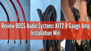 Review Boss Audio Systems Kit2 8 Gauge Amp Installation Wiring Kit - A Car Amplifier Wiring Kit Make