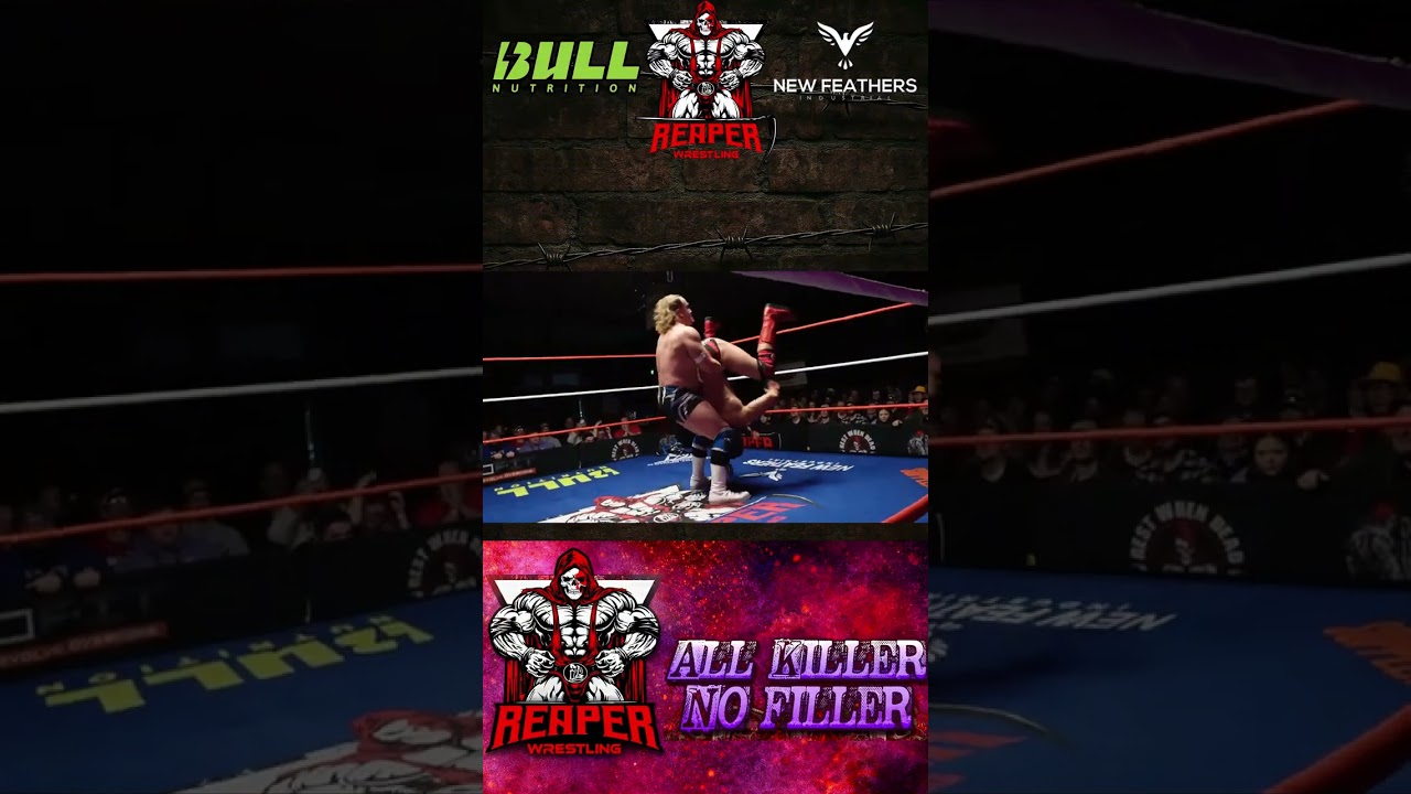 Bryce Hansen showed his impressive power at Reaper Wrestling All Killer No Filler