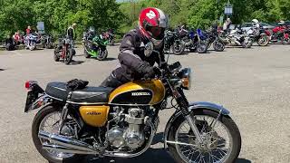 1972 Honda CB500 Four @ Whiteways Cafe