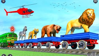نقل حيوانات شاحنة - نقل أسد ? غاضب - محاكاة شاحنة نقل حيوانات المزرعة - العاب حيوان