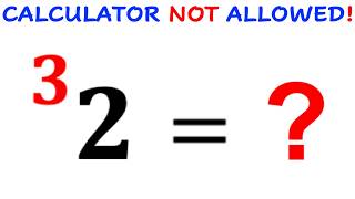 Watch The Video To Get The Correct Solution Tetration