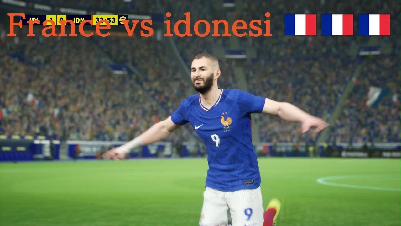 France vs idonesi Francoitalien91 joue en équipe de France  vétéran