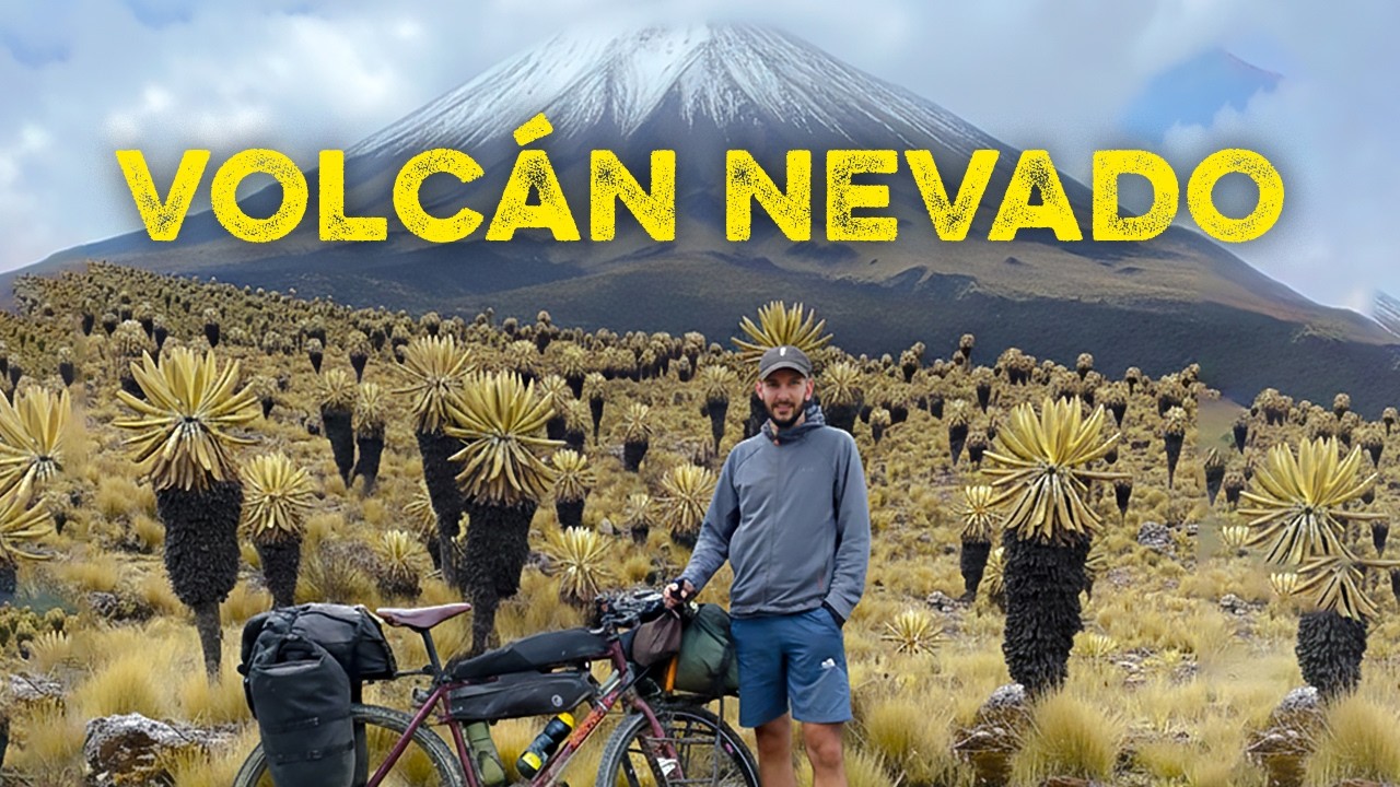 PEDALEANDO junto al VOLCÁN NEVADO… A MÁS de 4.000 metros