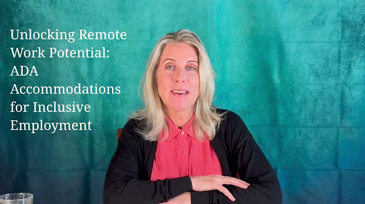 Unlocking Remote Work Potential  ADA Accommodations for Inclusive Employment