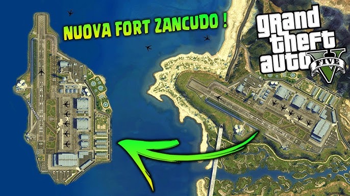 GTA 5: aeroporti, basi militari, piccole città e altri dettagli